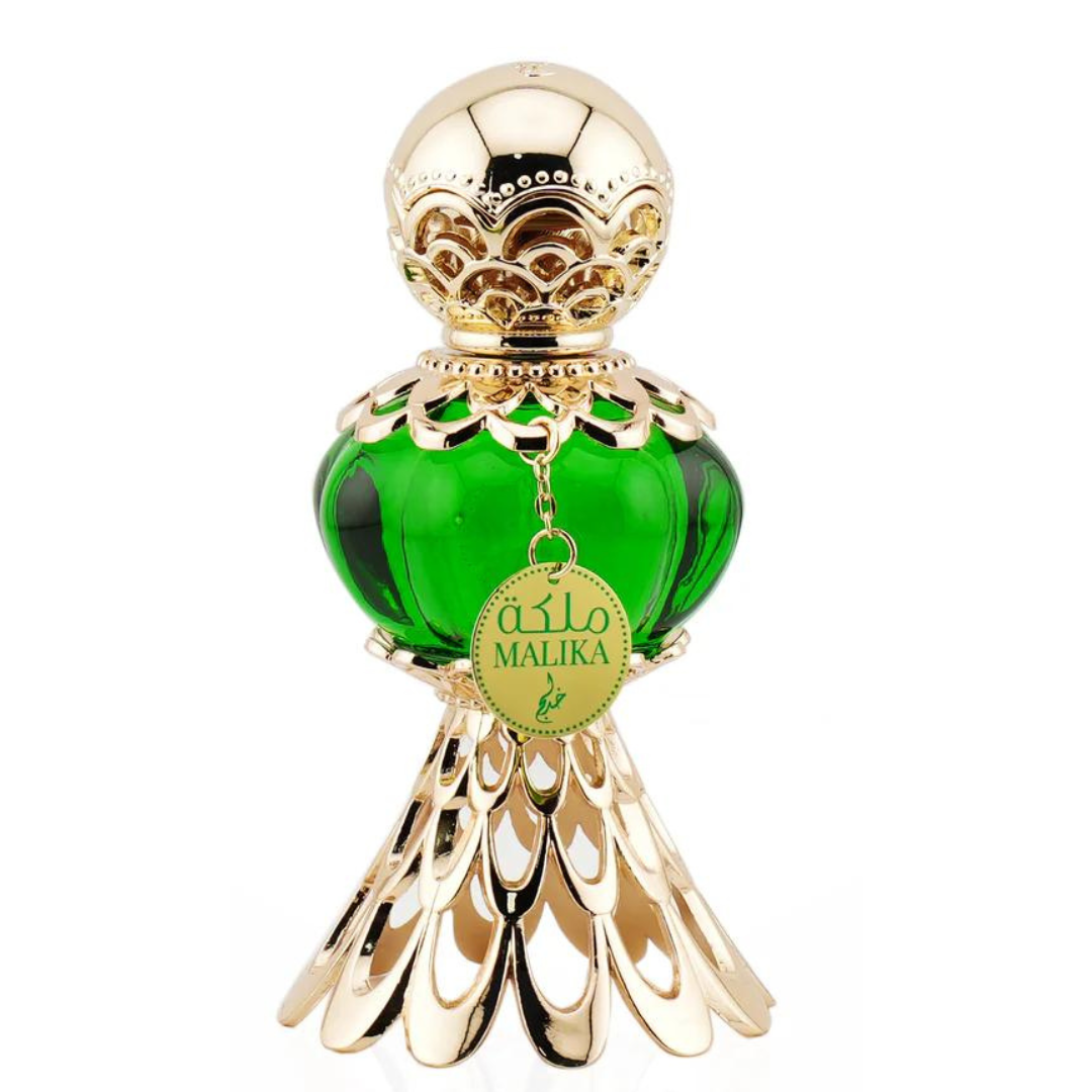 MALIKA GREEN- KHADLAJ- PERFUME OIL 20ML - ArabianAuras