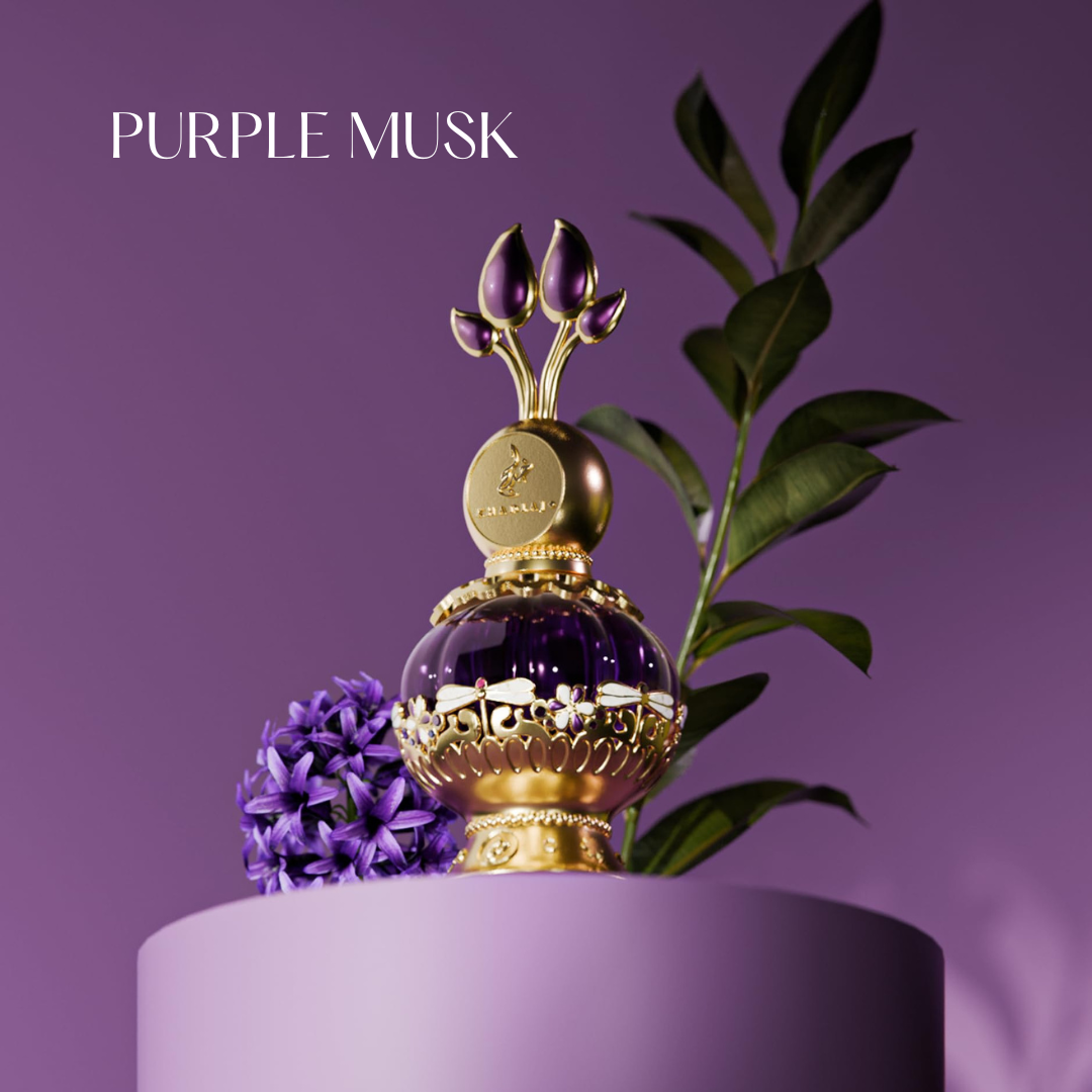PURPLE MUSK- KHADLAJ- PERFUME OIL 20ML - ArabianAuras