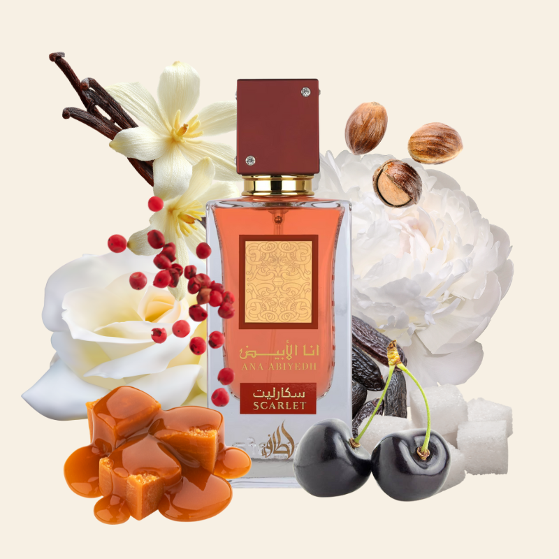 ANA ABIYEDH SCARLET - LATTAFA | Eau de Parfum Unisex Dulce y Floral 60ml