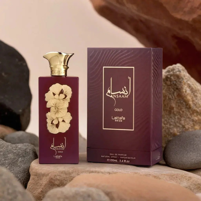 ANSAAM GOLD - LATTAFA | Eau de Parfum Dulce y Floral 100ml