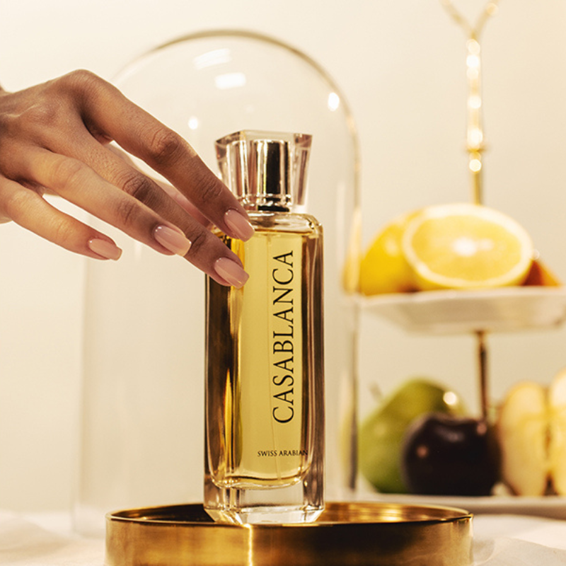 CASABLANCA - SWISS ARABIAN | Eau de Parfum Frutal, Amaderado y Ámbar Unisex 100ml