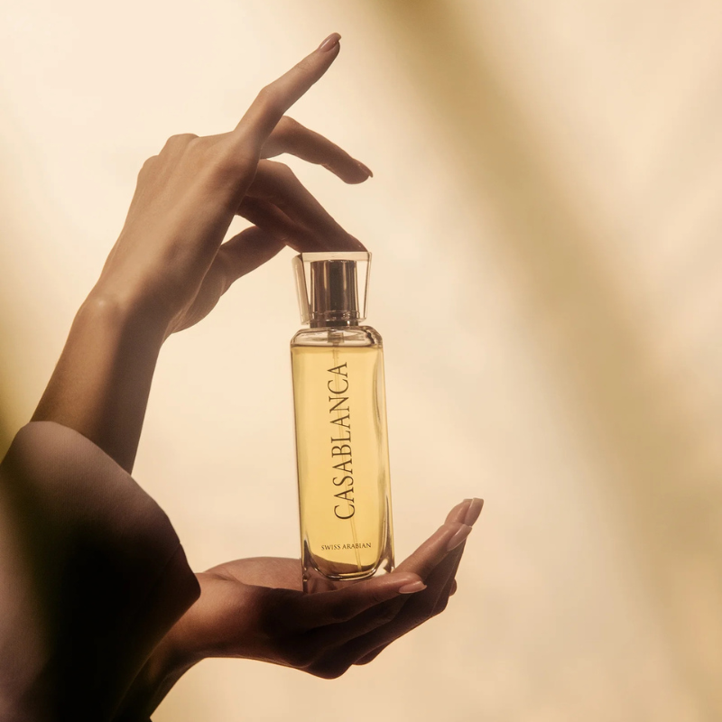 CASABLANCA - SWISS ARABIAN | Eau de Parfum Frutal, Amaderado y Ámbar Unisex 100ml