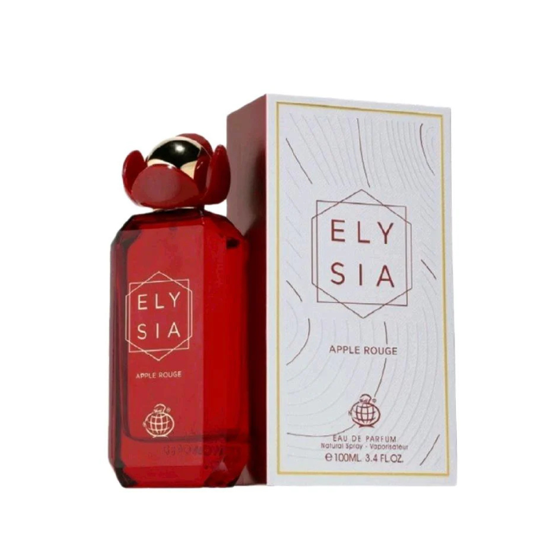 ELYSIA APPLE ROUGE - FRAGRANCE WORLD | Feminino Floral Frutal Gourmand Eau de Parfum 100ml