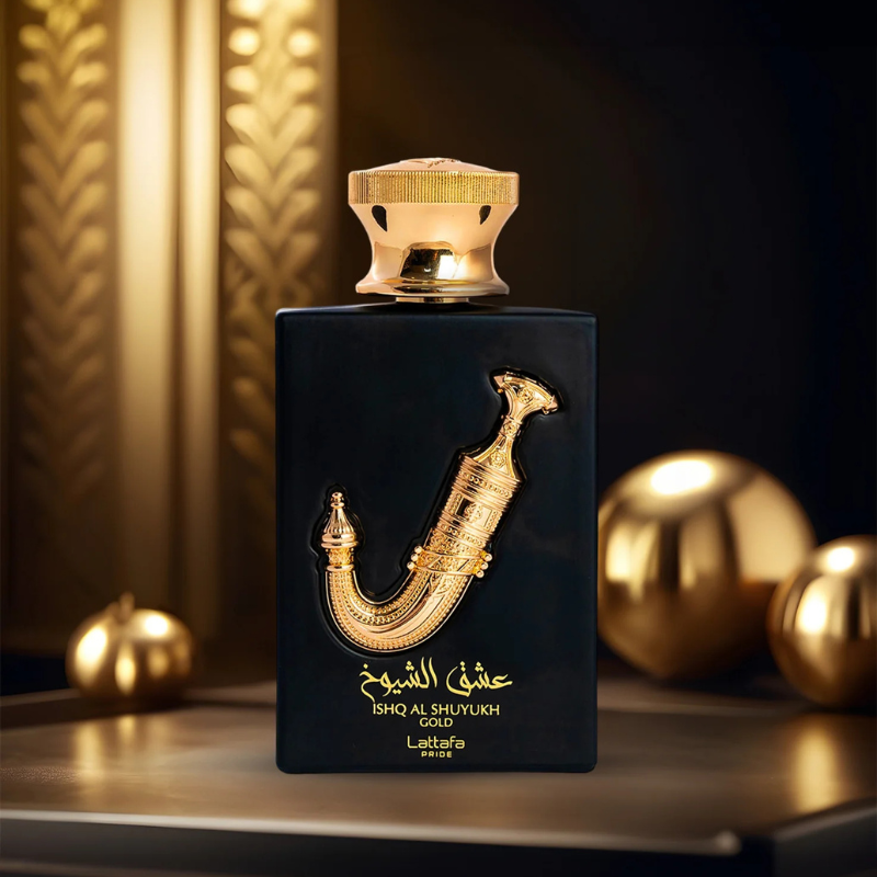 ISHQ AL SHUYUKH GOLD - LATTAFA | Eau de Parfum Ambarado y Dulce 100ml
