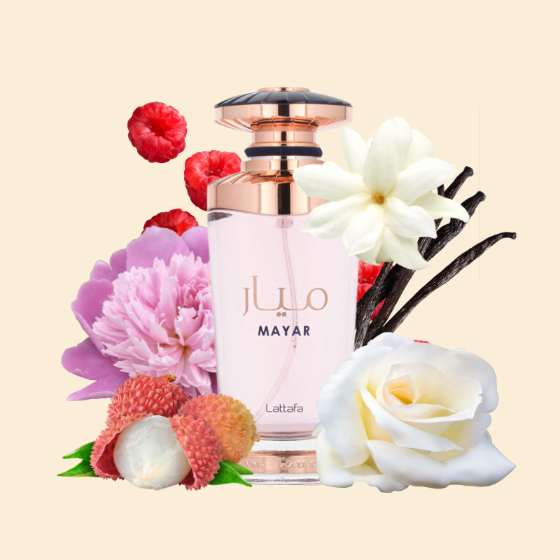 MAYAR LATTAFA | Eau De Parfum Spray 100ml – Perfume Árabe Floral
