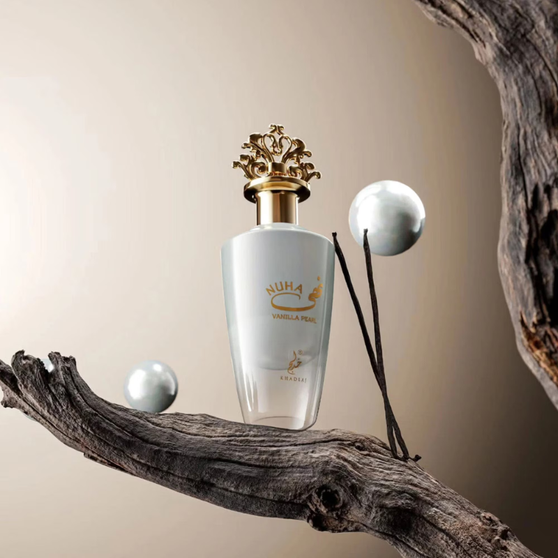 NUHA VANILLA PEARL - KHADLAJ | Eau de Parfum Feminino Gourmand-Doce 85 ml