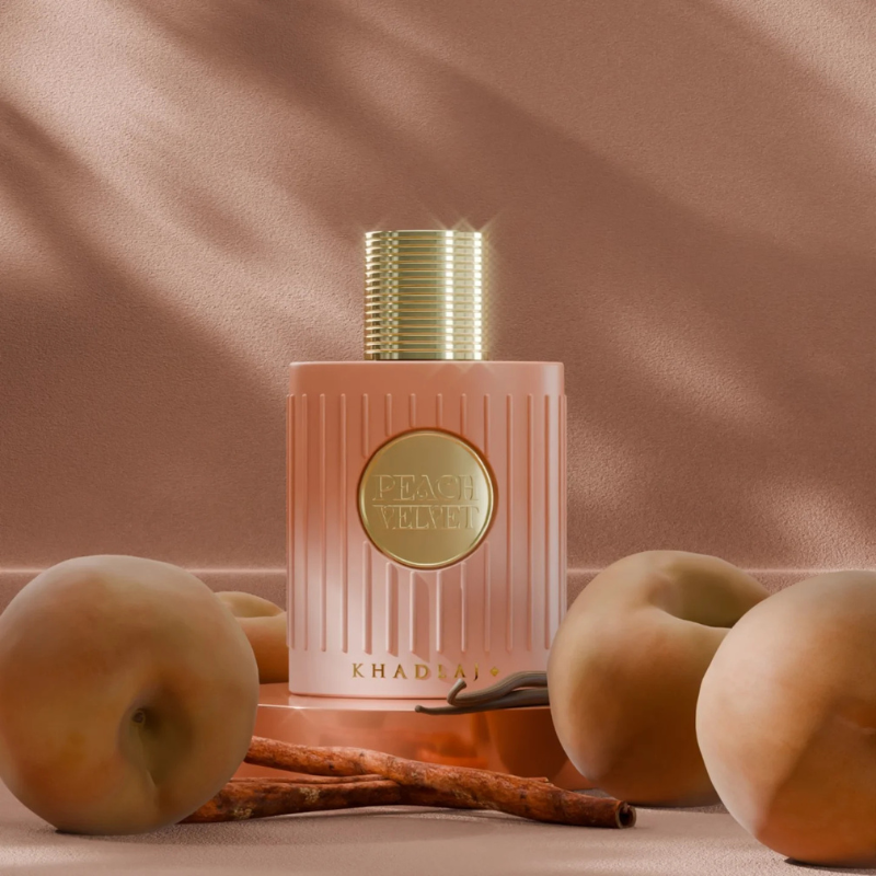 PEACH VELVET - KHADLAJ | Floral Frutal Gourmand Extrait de Parfum 100ml