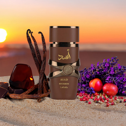 ASAD BOURBON - LATTAFA | Eau de Parfum Maschile Orientale Speziato 100ml