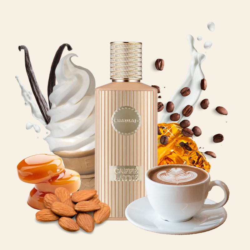 CAFFE LATTE - KHADLAJ | Extrait de Parfum Gourmand Unisex 100ml