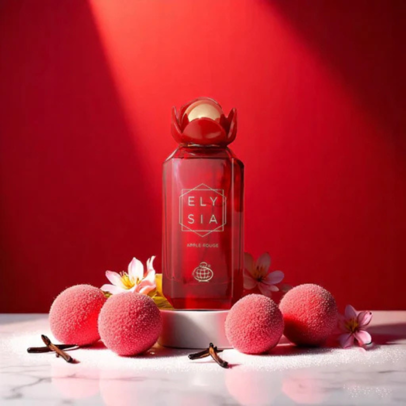ELYSIA APPLE ROUGE - FRAGRANCE WORLD | Feminino Floral Frutal Gourmand Eau de Parfum 100ml