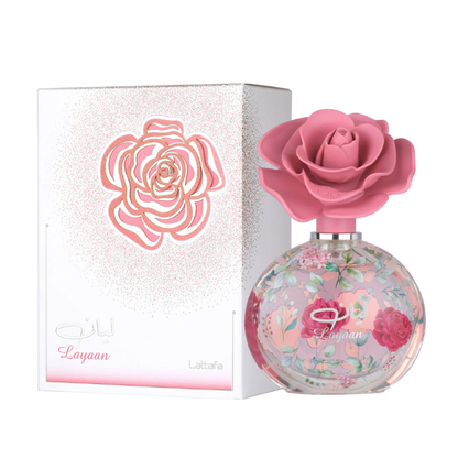 LAYAAN - LATTAFA | Eau de Parfum Femenino Floral y Frutal 75ml