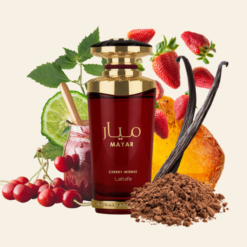 MAYAR CHERRY INTENSE - LATTAFA | Eau de Parfum Frutal y Gourmand 100ml