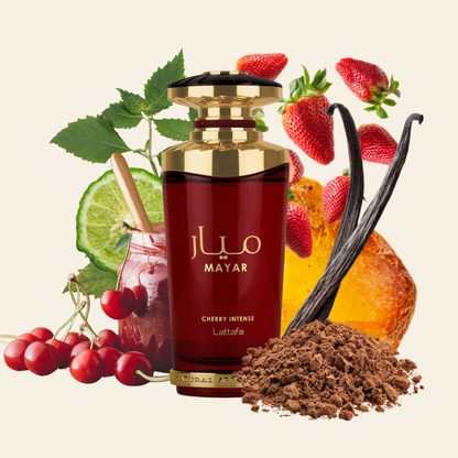MAYAR CHERRY INTENSE - LATTAFA | Eau de Parfum Frutal y Gourmand 100ml