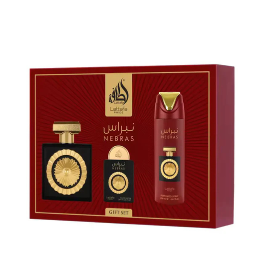 GIFSET NEBRAS - LATTAFA PRIDE | Unisex Oriental Vainilla Eau de Parfum