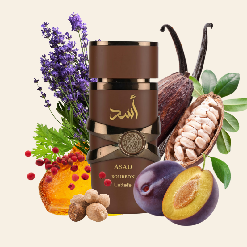 ASAD BOURBON - LATTAFA | Eau de Parfum Maschile Orientale Speziato 100ml