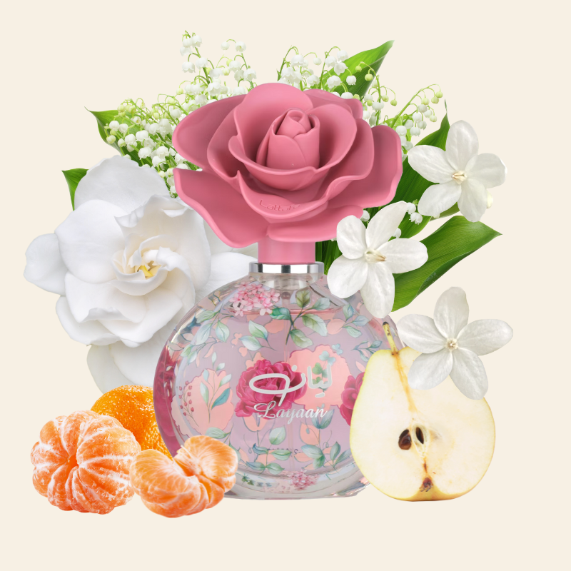LAYAAN - LATTAFA | Eau de Parfum Femenino Floral y Frutal 75ml