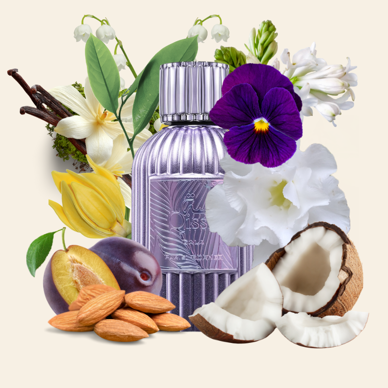 QISSA GALA - PARIS CORNER | Eau de Parfum Femenino Floral Frutal Gourmand 100ml