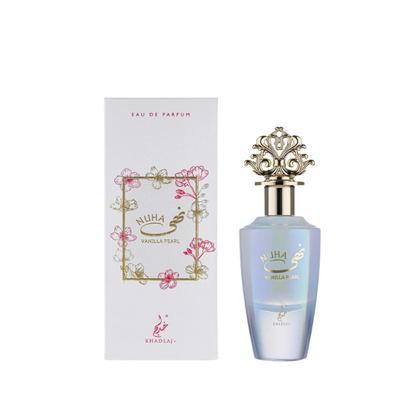NUHA VANILLA PEARL - KHADLAJ | Eau de Parfum Femminile Gourmand-Dolce 85 ml