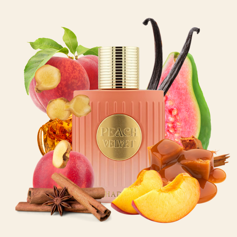 PEACH VELVET - KHADLAJ | Floral Frutal Gourmand Extrait de Parfum 100ml