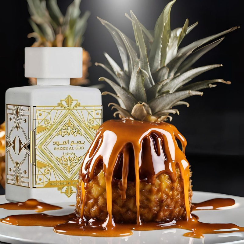 BADE’E AL OUD HONOR & GLORY - LATTAFA | Eau de Parfum Unisex Gourmand y Amaderado 100ml