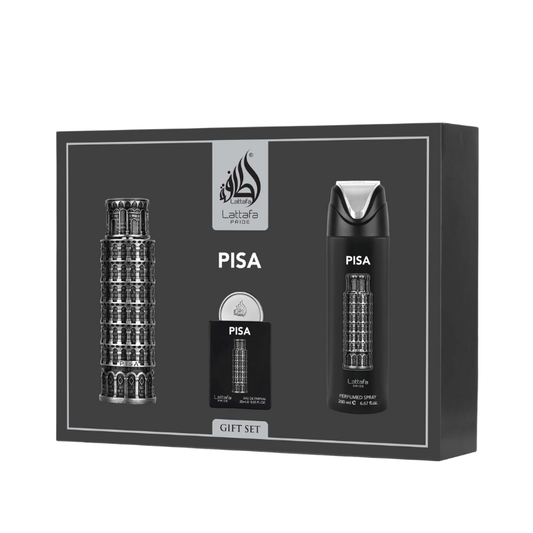 GIFSET PISA - LATTAFA PRIDE | Aromático Frutal Eau de Parfum