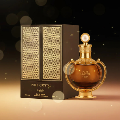 PURE CRYSTAL - LATTAFA | Unisex Cítrico Aromático Eau de Parfum 100ml