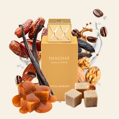 SHAGHAF VANILLA TOFFEE - SWISS ARABIAN | Eau De Parfum Gourmand 75ml
