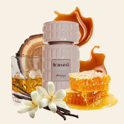 TIRAMISU CARAMEL - ZIMAYA | Unissex Oriental e Gourmand Eau de Parfum 100ml
