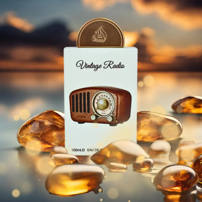 VINTAGE RADIO - LATTAFA | Eau de Parfum Amaderado y Aromático Unisex 100ml