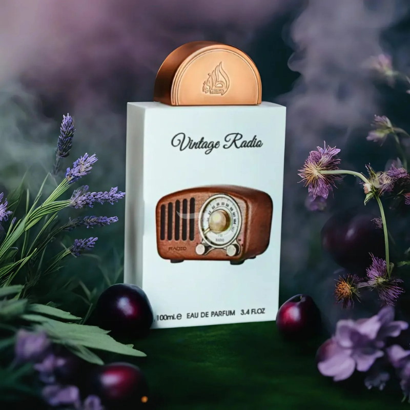 VINTAGE RADIO - LATTAFA | Eau de Parfum Amaderado y Aromático Unisex 100ml